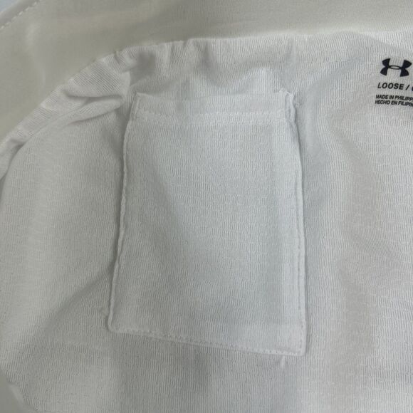 Under Armour UA Fly-By 2.0 Shorts Womens XL Running Gym Shorts 3” -White New - Picture 9 of 11